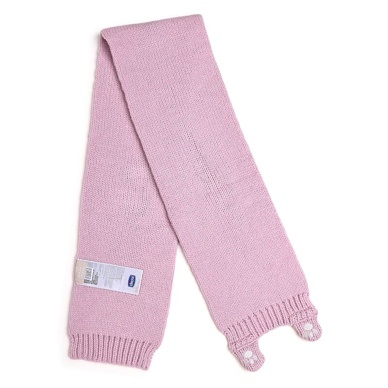 Infants Light Pink Cap with Scarf image number null